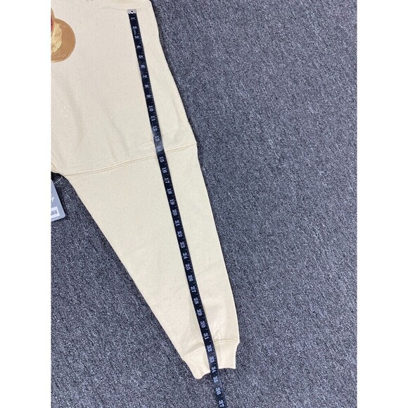 Spirit Jersey Sweater Adult 2XL XXL Beige Disney Mickey Santa Sequined Holiday - Picture 8 of 16